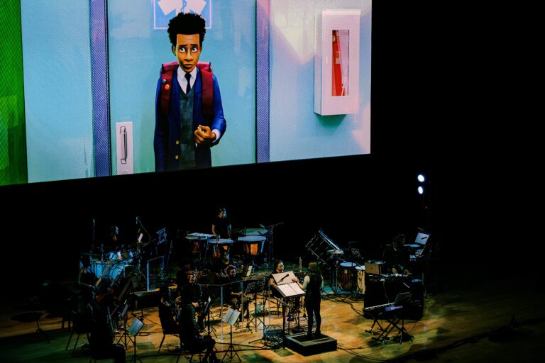 Spider-Man: Into the Spider-Verse Live In Concert Miles scene