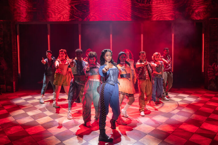 Rachel Simone Webb and the company of the North American Tour of & JULIET - Photo Credit Matthew Murphy (2)