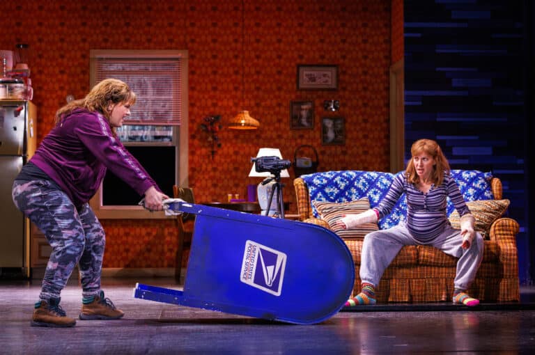 049 - Emily Koch and Laura Woyasz in the National Tour of KIMBERLY AKIMBO, photo by Patrick Gray, KabikPhotoGroup.com