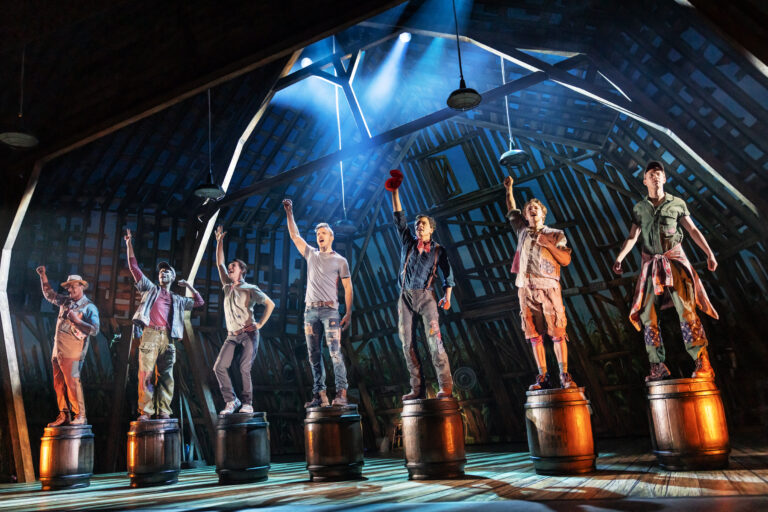 The Cast of The North American Tour of SHUCKED (Photo by Matthew Murphy and Evan Zimmerman) 0970