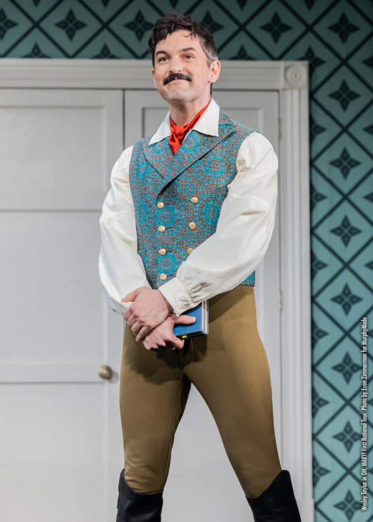 Wesley Taylor in OH, MARY! First National Tour_photo by Evan Zimmerman for MurphyMade