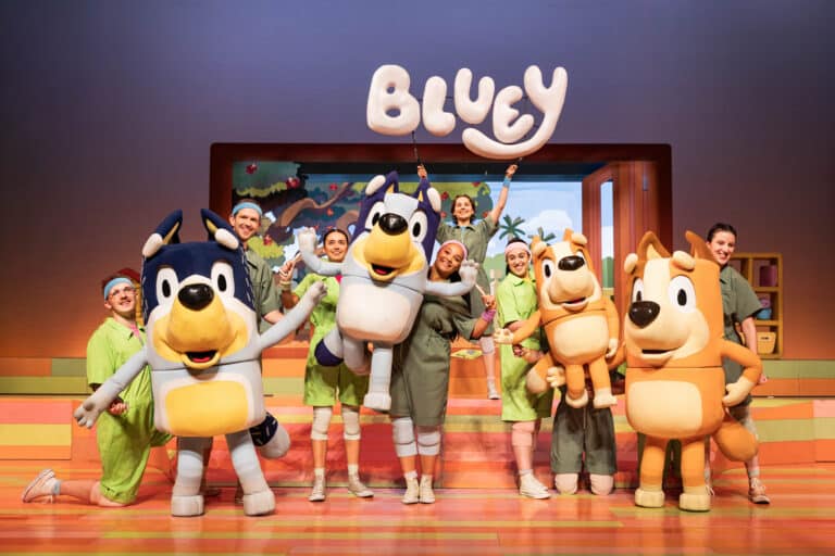 Cast and Heelers - Bluey’s Big Play Uk & Ireland Tour 2025 ©Mark Senior