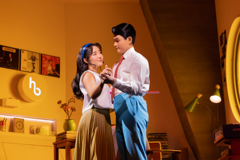 Claire Kwon and Steven Huynh in MAYBE HAPPY ENDING. Credit_ Matthew Murphy and Evan Zimmerman 1143_PJZEDIT_v001