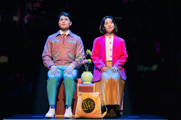 Claire Kwon and Steven Huynh in MAYBE HAPPY ENDING. Credit_ Matthew Murphy and Evan Zimmerman 2061_PJZEDIT_v001