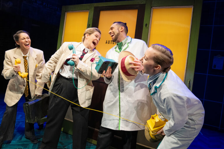 Photo 2 - Broadway Company of Operation Mincemeat. Photo by Julieta Cervantes