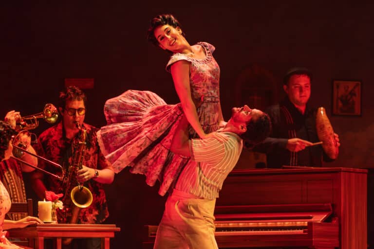1661 - Destinee Jimenez and Armando Brydson in the North American Tour company of Buena Vista Social Club, photo by Matthew Murphy