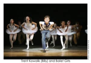 Trent Kowalik (Billy) and Ballet Girls. Photo: Alastair Muir